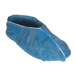 Microflex 36811 KleenGuard A10 Light Duty Shoe Covers, Low-Skid Sole, Blue,