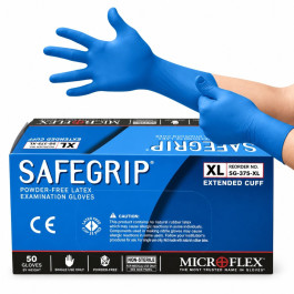 Microflex SafeGrip SG375-XL General Purpose Disposable Exam Gloves, X-Large