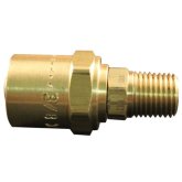 Milton 621-11 Reusable Hose End Fitting, 1/4" MNPT, Fits 3/8" x 11/16"