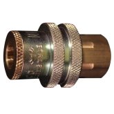 Milton 787 T Style Sleeve Ring Body Coupler, 1/4" FNPT Female, 1/4" Basic F