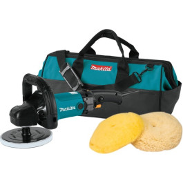 Makita 9237CX3 7" Polisher Kit with Wool Pads, 10 Amp, 0-3200 RPM