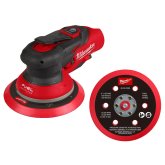 Milwaukee 2585-20 M12 FUEL 12V Lithium-Ion Brushless Cordless 6" Random Orbital Sander, 3/16" Orbit, Tool-Only