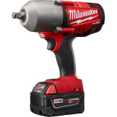 Milwaukee 2763-22 M18 Fuel 1/2" High Torque Impact Wrench Kit, 700 ft lb Fastening, 1100 ft lb Nut Busting, 2 Batteries, Rapid Charger, Carrying Case