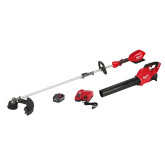Milwaukee M18 FUEL 18-Volt Lithium-Ion Brushless Cordless Electric Trimmer/Blower Combo Kit with Battery and Charger (2-Tools), 3000-21