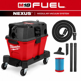 Milwaukee 0910-20 M18 FUEL NEXUS Wet/Dry Vacuum, 6 Gallon, 1-7/8" x 9 ft Ho