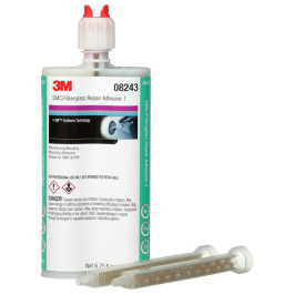 3M 08243 SMC Fiberglass Repair Adhesive, 200 ml Cartridge, Two Part Urethan