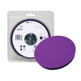 3M 05778 15 Degree Disc Pad, 6" Diameter, 5/16" - 24 TPI Arbor, Hook and Lo