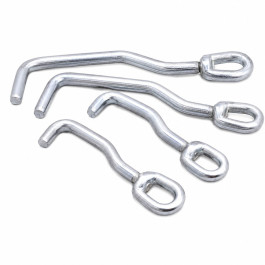 Mo-Clamp 3100 Swivel Head Sheet Metal Hooks, Heat-Treated Steel, 2 Tons Cap