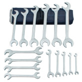 Martin OB15K Hydraulic Angle Wrench Set, SAE/Metric, Chrome, 15 Pieces