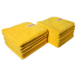 Mothers 90-90004 Professional Grade Premium Gold Microfiber Towels, 16" x 1