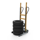 Martins Industries MWTC Tire Rider Classic Wooden Tire Cart