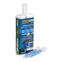 Norton 04673 SpeedGrip SMC/FRP Fiberglass Repair and Panel Bonding Urethane Adhesive, 400 ml 1:1 Cartridge, 35 Minute Open Time