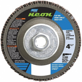 Norton 99059 R766T Flap Disc, 4-1/2 Inch x 5/8-11, P40 Grit, Type 27, 10 Pack