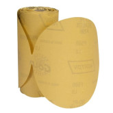 Norton Gold Reserve 83809 A296 Series Sanding Disc Roll, 5 in, P150 Grit, Aluminum Oxide, PSA Attachment
