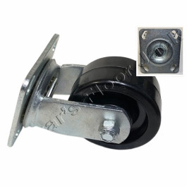 BOSCH 541308 Caster, 100 mm Wheel, replacement Part for OTC 5019A Low-Lift Transmission Jack