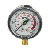 OTC 9654 Pressure Gauge with 2-Scales, 10,000 PSI, 2-1/2"