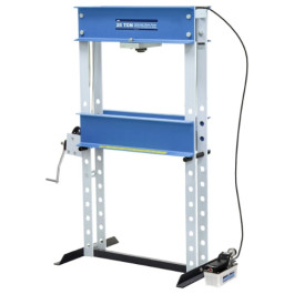OTC 1834 Shop Press, 25-Ton Capacity, Air-Driven Hydraulic Pump