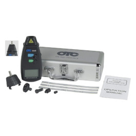 OTC 3665 Phototach Contact Non-Contact Tachometer, Infrared Laser 5-Digit Display Kit