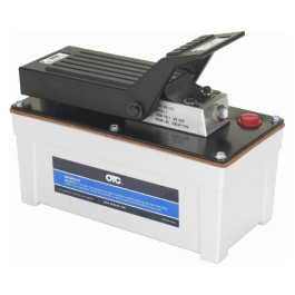 OTC 4025 Air Powered 10,000 PSI Hydraulic Pump, Metal Reservoir, Two-Stage Release