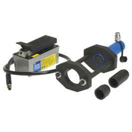 OTC 4245 Freightliner Rear Suspension Bushing Master Tool Set, Steel Construction, 15-Ton Hydraulic Cylinder, Includes Air/Hydraulic Pump