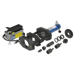 OTC 4275 Hendrickson Front Suspension Bushing Master Tool Set, Steel Construction, 25-Ton Cylinder, Includes Pump