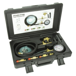 OTC 4480 Stinger Basic Fuel Injection Service Kit, Adapters Hoses Fittings Gauge Kit
