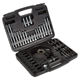 OTC 4531 Harmonic Balancer Puller Installer Set, Steel Adapter Kit for Crankshaft Pulleys