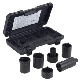 OTC 4543A Locknut Socket Set, Chrome Vanadium Steel, 6-Piece 1/2 Inch Drive