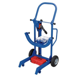 OTC 5090 Back Buddy II Truck Hub and Brake Drum Handler, Steel Frame, Pneumatic Rear Tires, 14-Inch Lift