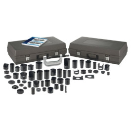OTC 6529 Car Ball Joint Master Service Kit, 50 Plus Piece Adapter Set with Manual