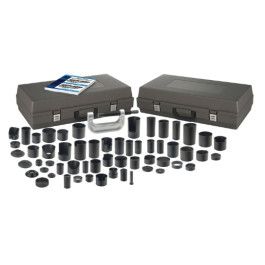 OTC 6539 Truck Van SUV Ball Joint Master Service Kit, 55 Plus Piece Adapter Set with Manual