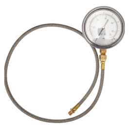 OTC 7215 Exhaust Back Pressure Gauge, 0-8 psi Measurement Through Oxygen Sensor Port