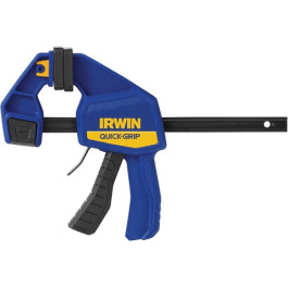 IRWIN 1964717 Quick-Grip Medium-Duty One-Handed Bar Clamp, 6", 300 lb Clamp