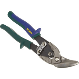 IRWIN Hanson 2073212 Offset Snips Right, 9?1/2 Inch Utility Tin Snips