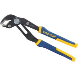 IRWIN 2078108 GrooveLock V-Jaw Pliers, 8 Inch, 13 Jaw Positions, 1-3/4 in Capacity, ProTouch Grips, Metal Injection Molded
