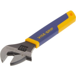 IRWIN 2078608 8" Adjustable Wrench, Chrome Vanadium, ProTouch Grip