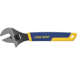 IRWIN 2078610 10" Adjustable Wrench, ProTouch Grip, Chrome Vanadium Steel