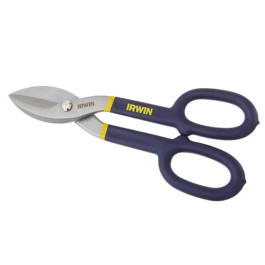 IRWIN 22010 Tinner's Snip, 10" Heavy-Duty Straight-Cut Metal Shears