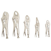 IRWIN 68 Plier Locking Set, 5-Piece (10R, 10CR, 7WR, 6LN, 5CR)
