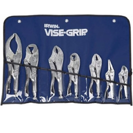 IRWIN 757KB 7-Piece Vise-Grip Locking Pliers Set with Kit Bag
