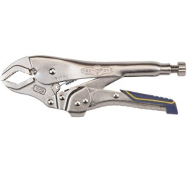 IRWIN IRHT82573 10" Fast Release Curved Jaw Locking Pliers with Red Handles