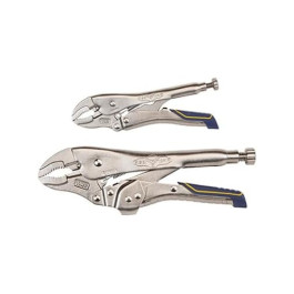 IRWIN Hanson 82590 Vise-Grip Locking Pliers Combo Pack Curved Jaw 7" & 10"