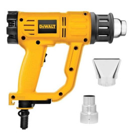DeWalt PKPC1500HG Heat Gun, 1500 Watt, Variable Temperature, 2 Airflow Settings, 120V AC Corded