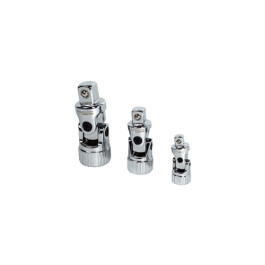 Platinum Tech 99303 Spring-Loaded Universal Joint Set, 1/4", 3/8" and 1/2"