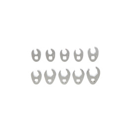 Platinum Tech 99320 Metric Flare Nut Crowfoot Wrench Set, 3/8" Drive, 10mm