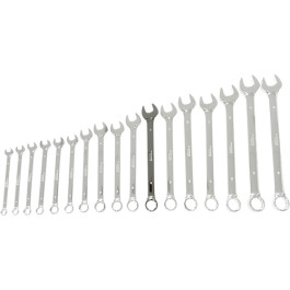 Platinum Tech 99581 Full Polish Extra-Long Combination Wrench, 18 mm, Long