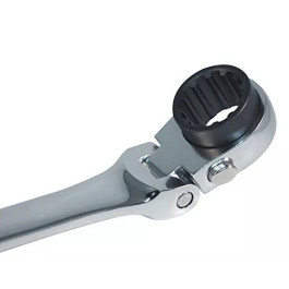 Platinum Tech 99654 XL Flex Ratcheting Wrench, 24mm x 25mm, 20.1", 72-Tooth