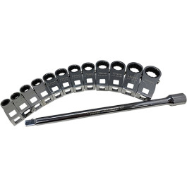 Platinum Tech 99730 Metric Ratcheting Crowfoot Set, 3/8" Drive, 8 mm to 19