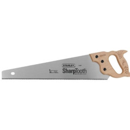 Stanley 15-087 SharpTooth Short Cut Hand Saw, 20" blade, 9 points per Inch