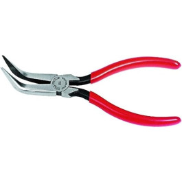 Stanley Proto 225G Needle Nose Pliers, 78-Degree Bent Nose, Diamond Serrated Jaws